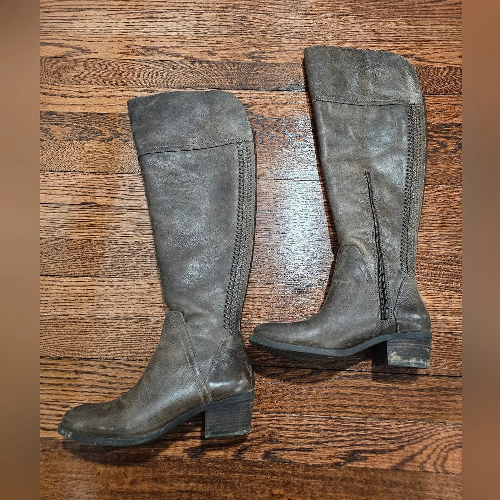 Vince Camuto Bendra Leather Riding Boots